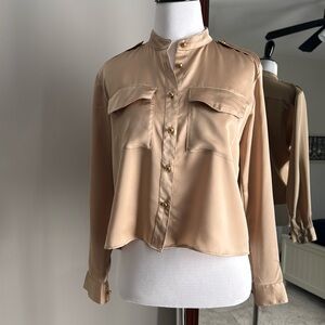 Ann Taylor Cropped Blouse
